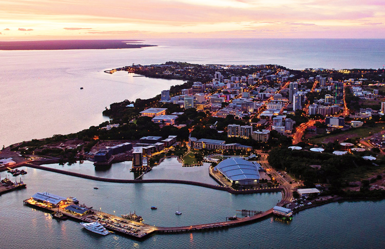 Darwin City sunset