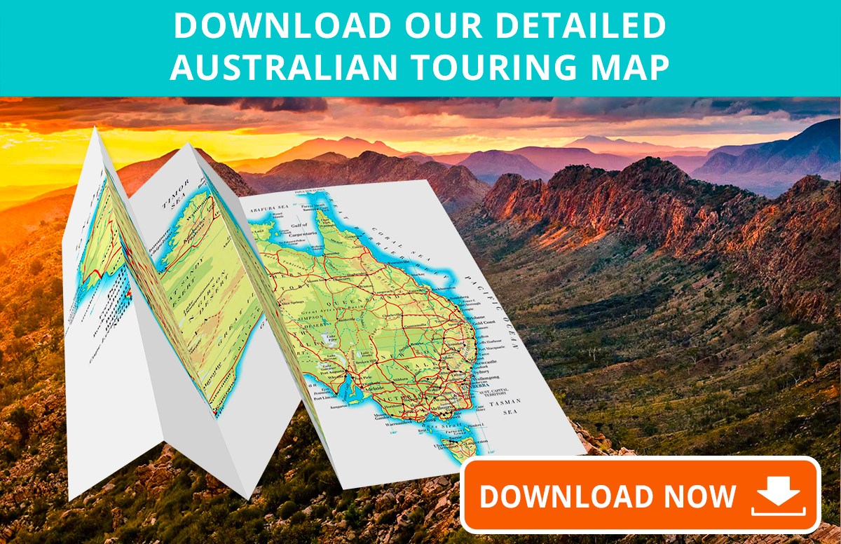 Downloadable Australian Driving Map