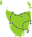 Perfect Tasmania Small Map