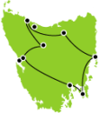 Premier Tasmania small map
