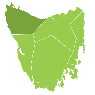 North West Coast Tasmania Map