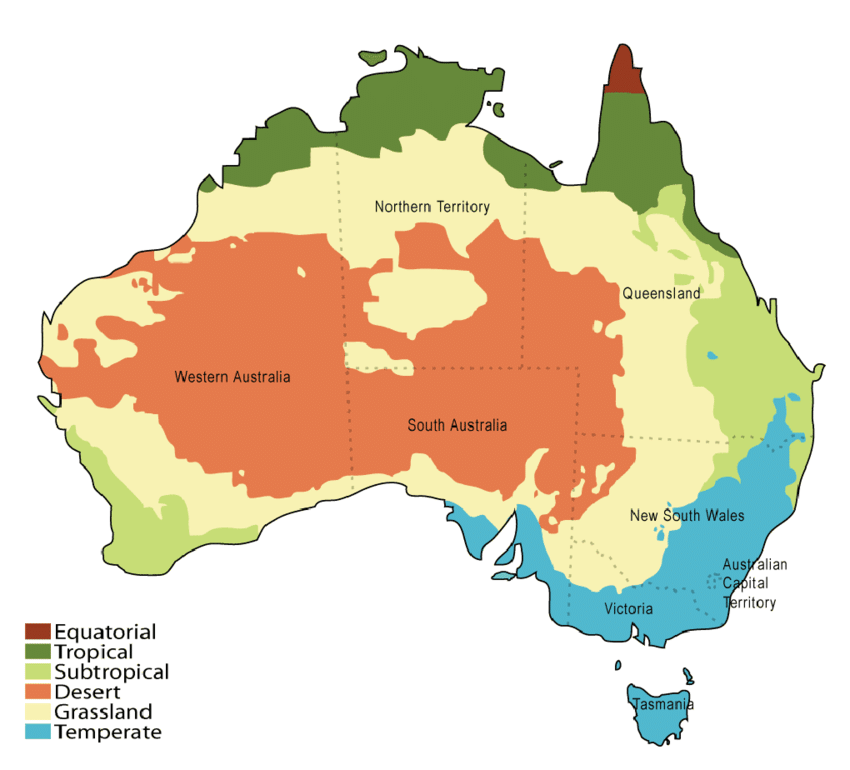 Australian Climate Map