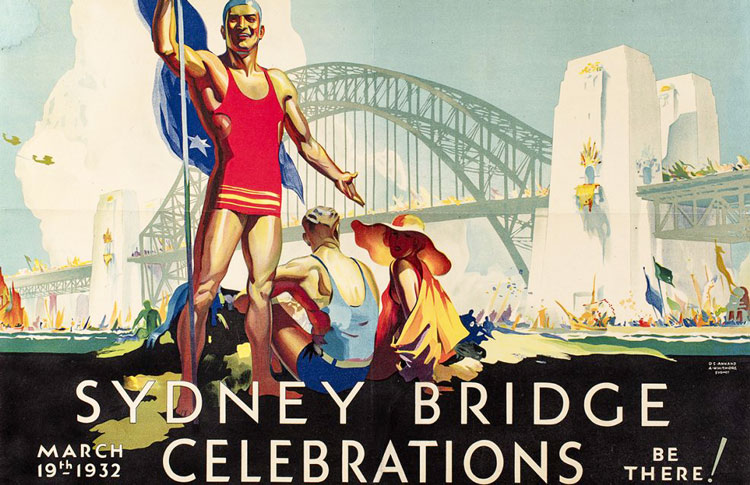 1930's Bridge Poster