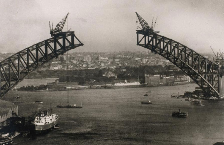 Historical Photo's Sydney Harbour Bridge