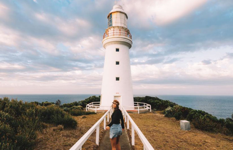 The lighthouse at Cape Otway