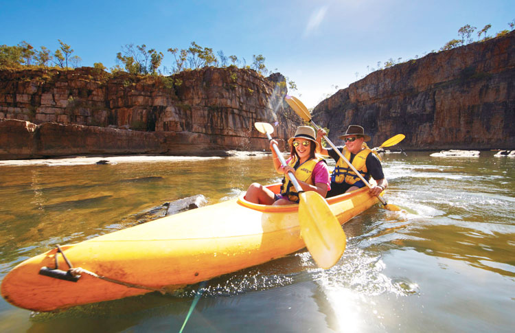 Kayaking in the Top End on the Katherine