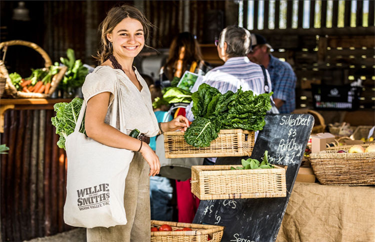 Fresh produce in the Huon Valley