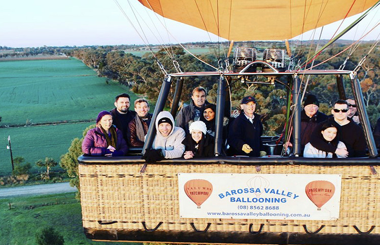Ballooning in Barossa
