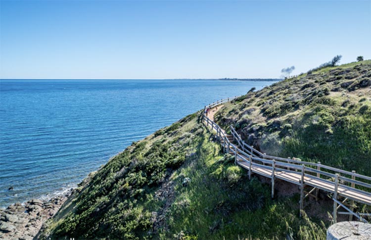 Coastal Park Trail along Adelaide Beaches