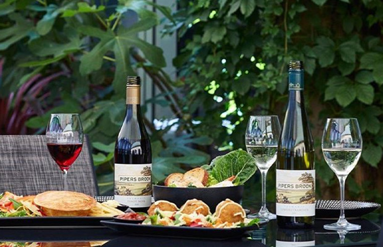 Pipers Brook Vineyard Platter and Wines