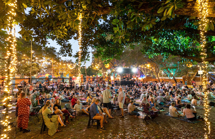 Head to a music or arts festival in Darwin