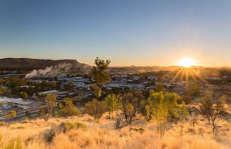 Sunset at Alice Springs