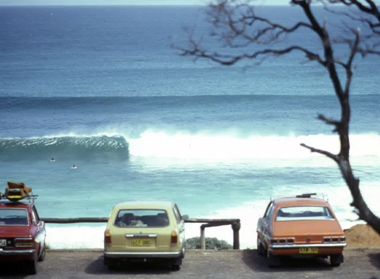 Injidup Bay surf spot in the 1980's