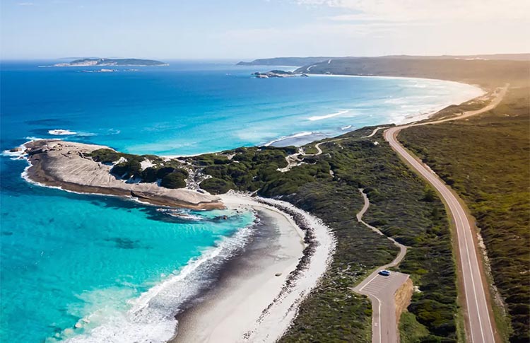 one of the most enchanting stretches of oceanside road you’ll ever set wheels on, and for reasons that will become obvious, Esperance’s Great Ocean Drive will leave you wanting to drive on and on.