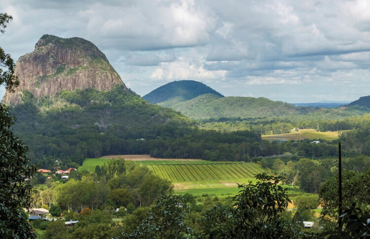 Glasshouse Mountains Credit: Visit NSW