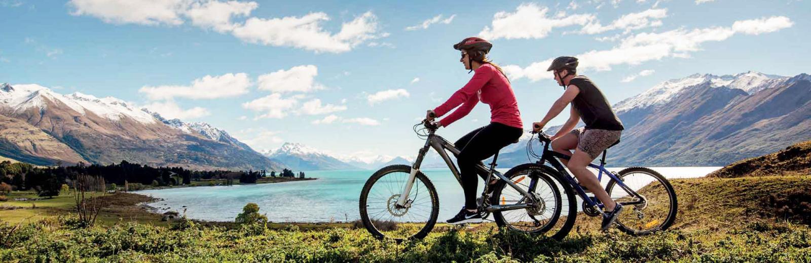 Biking Mt Cook National Park