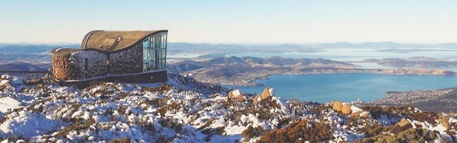Winter in Hobart Mt Wellington