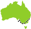 Tastes of Southern Australia Primary tabs Small Map