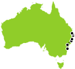 11 Day Pacific Coast Explorer - Sydney to Brisbane Small Map