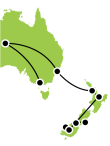 The Best of Oz and NZ Small Map 
