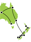 21 Day Oceania Discovery Small Map 