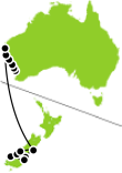 22 Day Pacific Explorer Small Map 