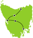 Small Map for Premier Travel - Western Wilderness Small Group