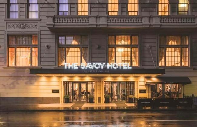 the savoy hotel on little collins melbourne