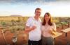 Jessica & Fabrizio Berreta Piccoli enjoy their time in the Red Centre at Uluru