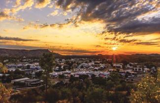 Alice Springs sunset