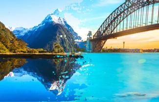 Contrasts of AU and NZ