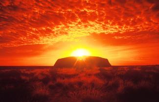 Uluru Sun Set
