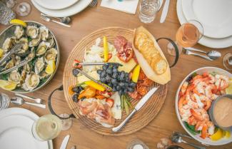 Optional Dinner spread