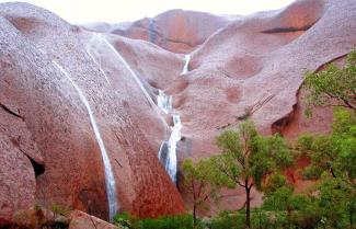 Waterfalls at Uluru