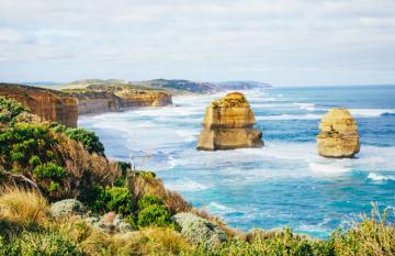 View of the Great Ocean Road