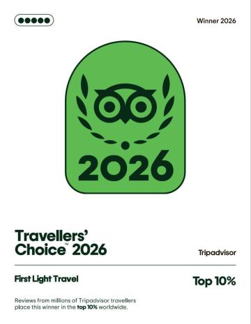 First Light Travel wins 2026 Tripadvisor Travellers Choice Award